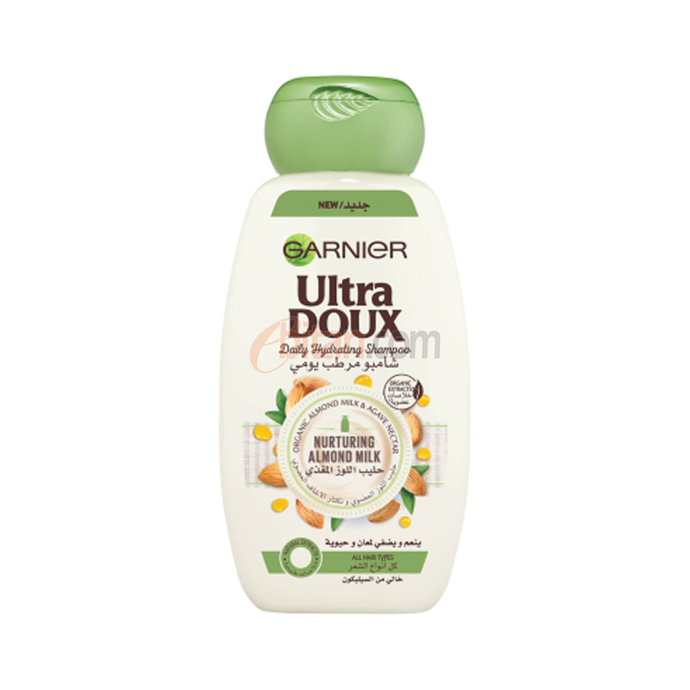 Garnier Ultra Doux Almond Milk Hydrating Shampoo - 400 ml Garnier Ultra Doux Almond Milk Hydrating Shampoo - 400 ml