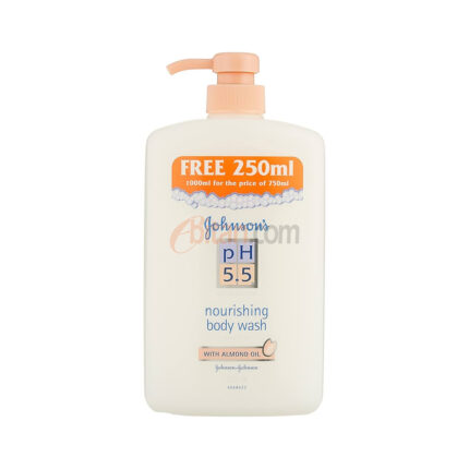 Johnson's Ph 5.5 Nourishing Body Wash with Almond Oil 1000ml