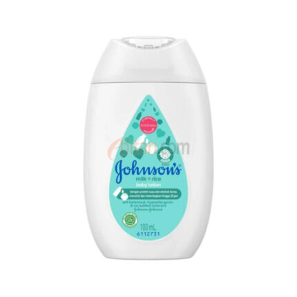 Johnson's pH-Balanced Hypoallergenic & no Colorant Milk+Rice Baby Lotion - 100ml