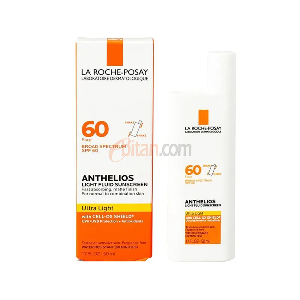 La Roche Posay Anthelios Ultra Light Fluid Sunscreen SPF 60 - 50ml La Roche Posay Anthelios Ultra Light Fluid Sunscreen SPF 60 - 50ml