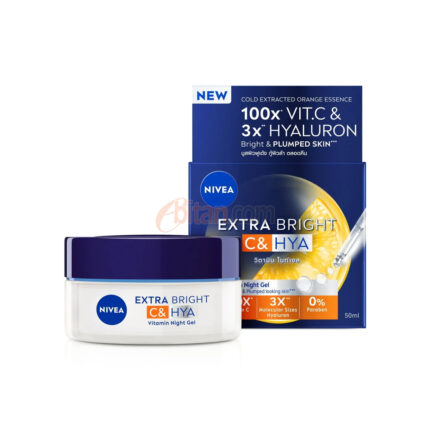 Nivea Extra Bright C&Hya Night Gel with Vitamin C and 3X Hyaluron 50ml