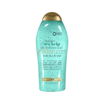 OGX Hydration + Sea Kelp & Hyaluronic Acid Scrub & Wash 577ml