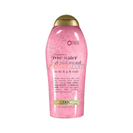 Ogx Pink Sea Salt and Rosewater Gentle Soothing Body Scrub &Wash 577ml