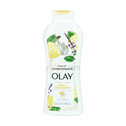 Olay Infused With Essential Botanicals Lemon & Basil Blossom Body Wash 700ml