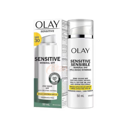 Olay Sensitive Mineral Sunscreen Zinc Oxide Sunscreen SPF 30-50ml